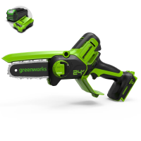 Цепная мини-пила Greenworks 24V G24MCS10 (10 см) аккумуляторная в Мамадыше